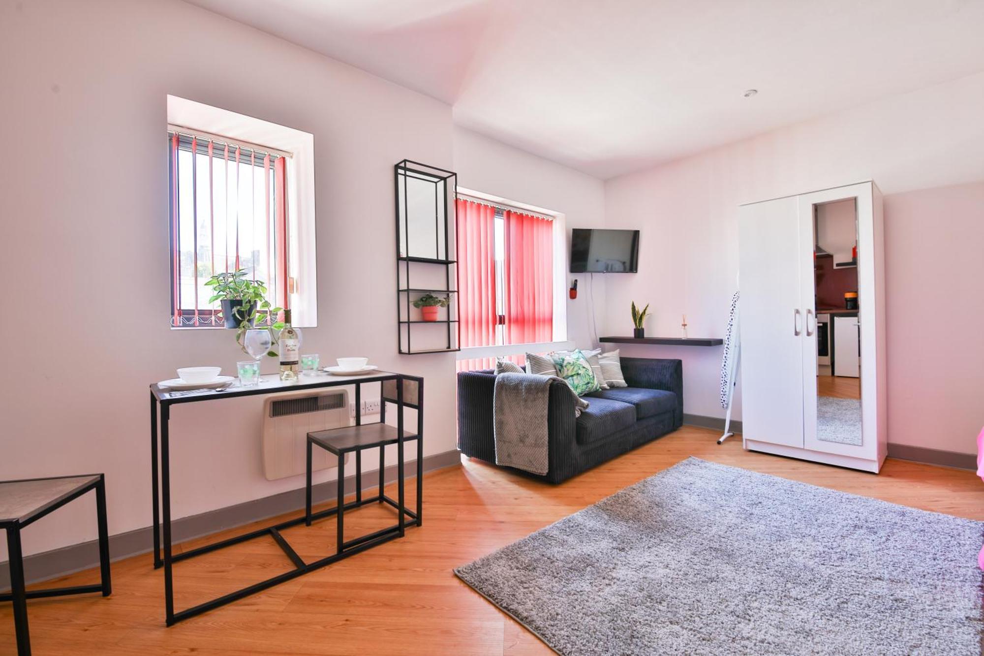 Princess Lofts City Centre Studios With Nespresso Coffee Machines & New Fast Wifi By Stayright スウォンジー 部屋 写真